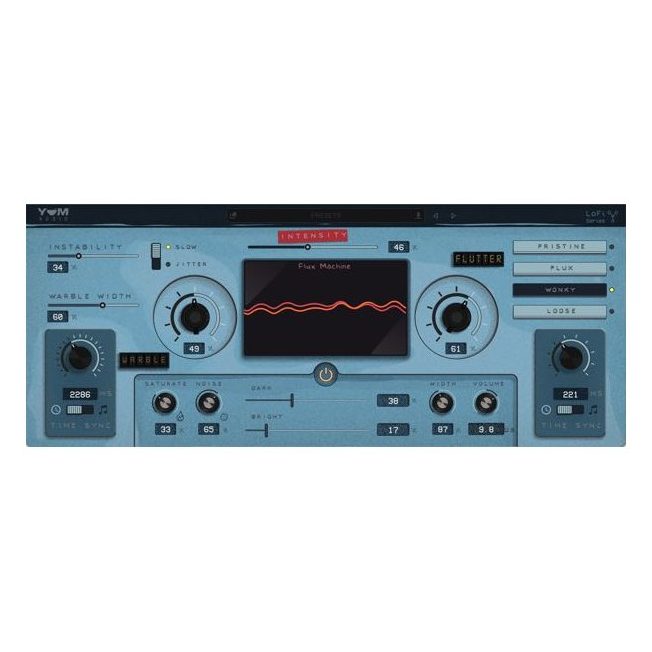Yum Audio LoFi Flux Machine - Tape Warble & Flutter Engine (Download)
