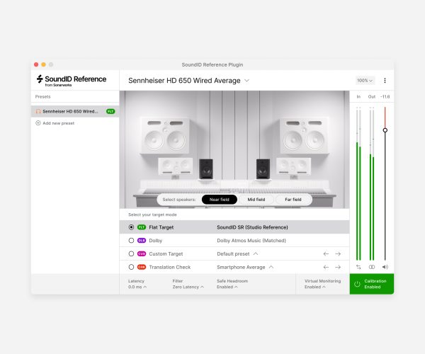 SoundID Reference Virtual Monitoring