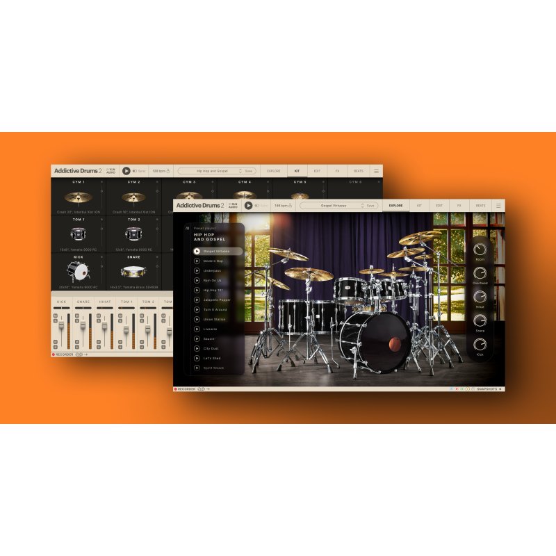 XLN Audio Addictive Drums 2: Hip Hop and Gospel ADpak (Download)