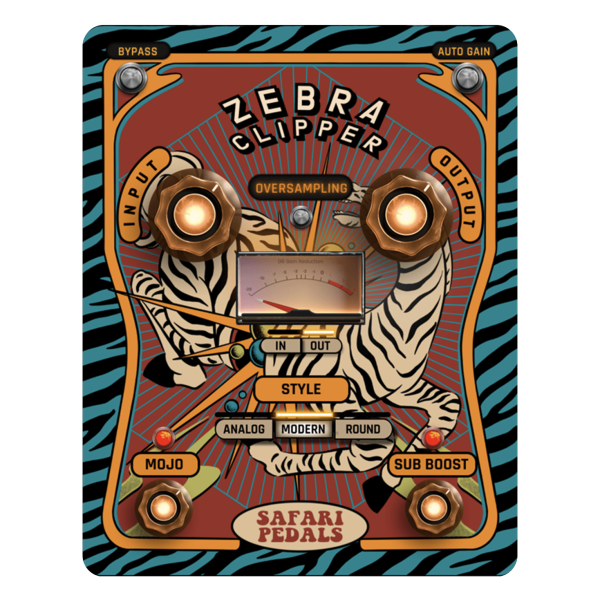 Safari Pedals Zebra Clipper