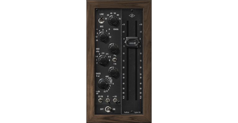 UAD Helios Type 69 Preamp and EQ Collect