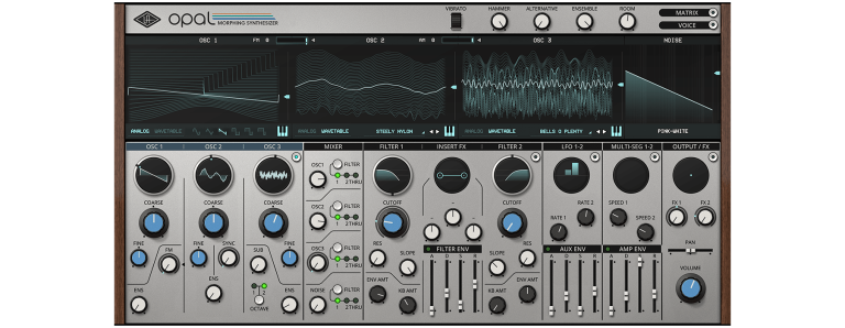 UAD Opal Morphing Synthesizer