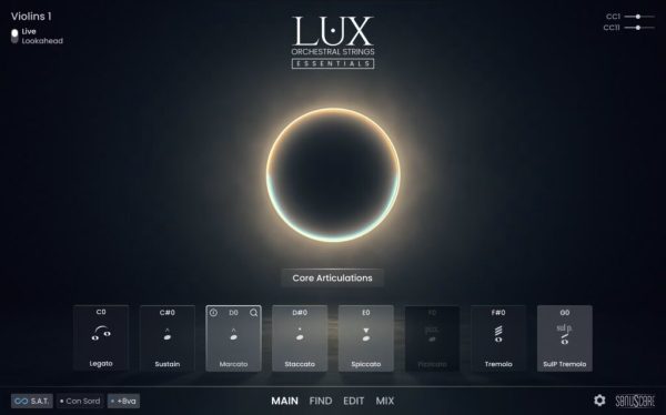 BOOM Library Sonuscore LUX Orchestral Strings Essentials (Download)