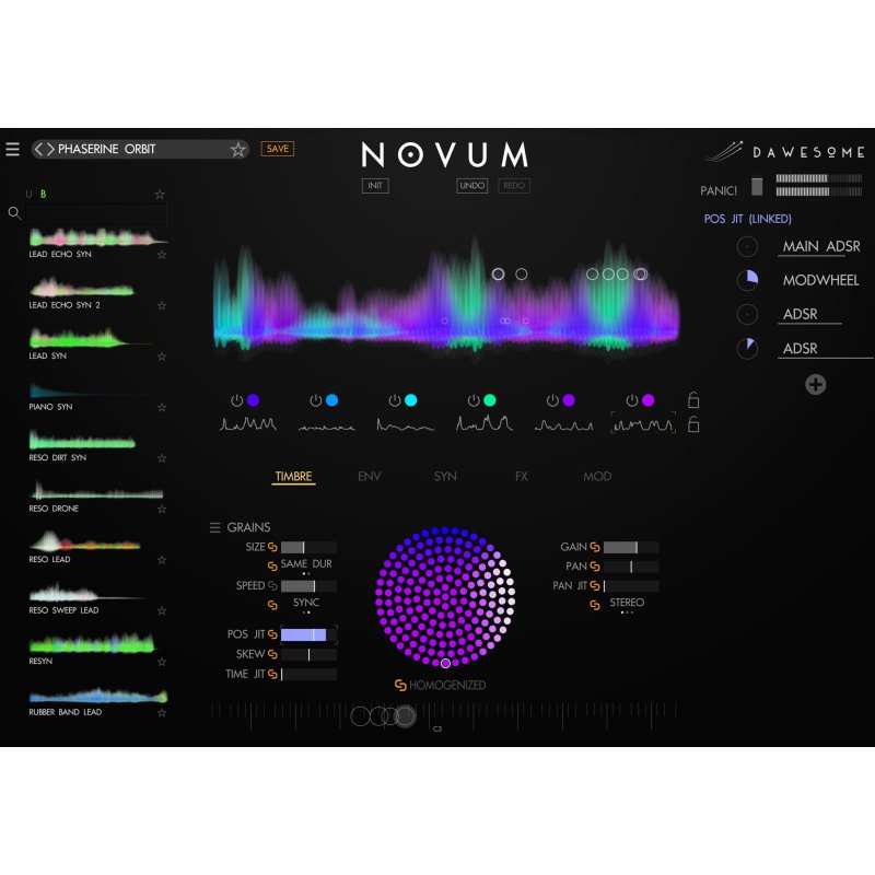 Tracktion Schatten for Novum