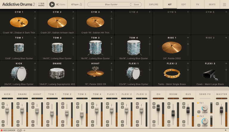 XLN Audio Addictive Drums 2: Blue Oyster ADpak (Download) - Image 4