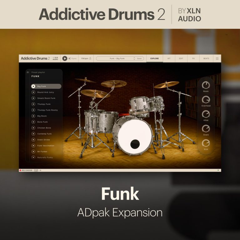 XLN Audio Addictive Drums 2: Funk ADpak (Download) - Image 7