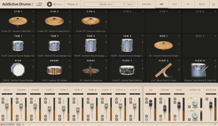 XLN Audio Addictive Drums 2: Fairfax Vol. 2 ADpak (Download) - Image 5