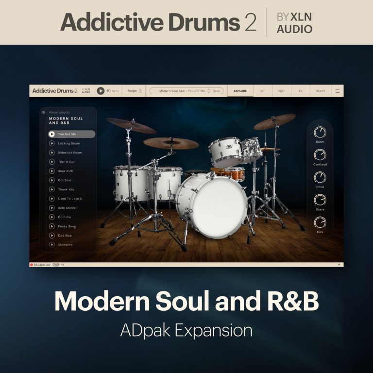 XLN Audio Addictive Drums 2: Modern Soul and R&B ADpak (Download) - Image 3