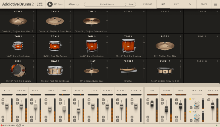 XLN Audio Addictive Drums 2: United Heavy ADpak (Download) - Image 5