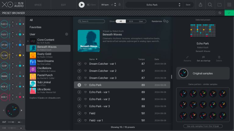 XLN Audio Beneath Waves by Robot Koch XOpak Expansion for XO (Download) - Image 3
